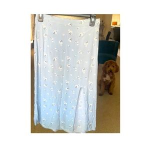 Hollister size small, light blue high rise skirt.